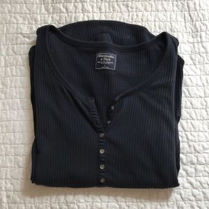 Abercrombie button up Henley